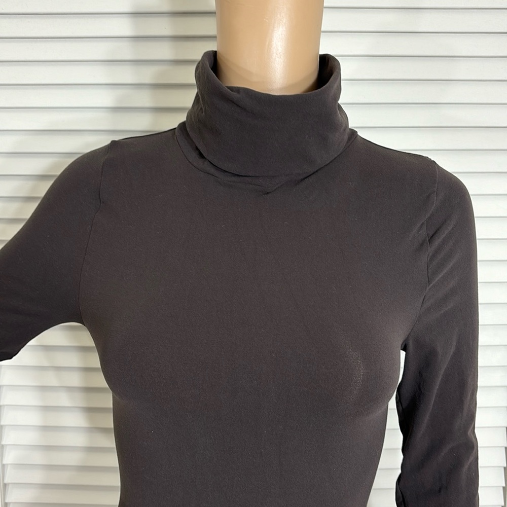 Spanx On Top & In Control Turtleneck Top In Brown… - image 2